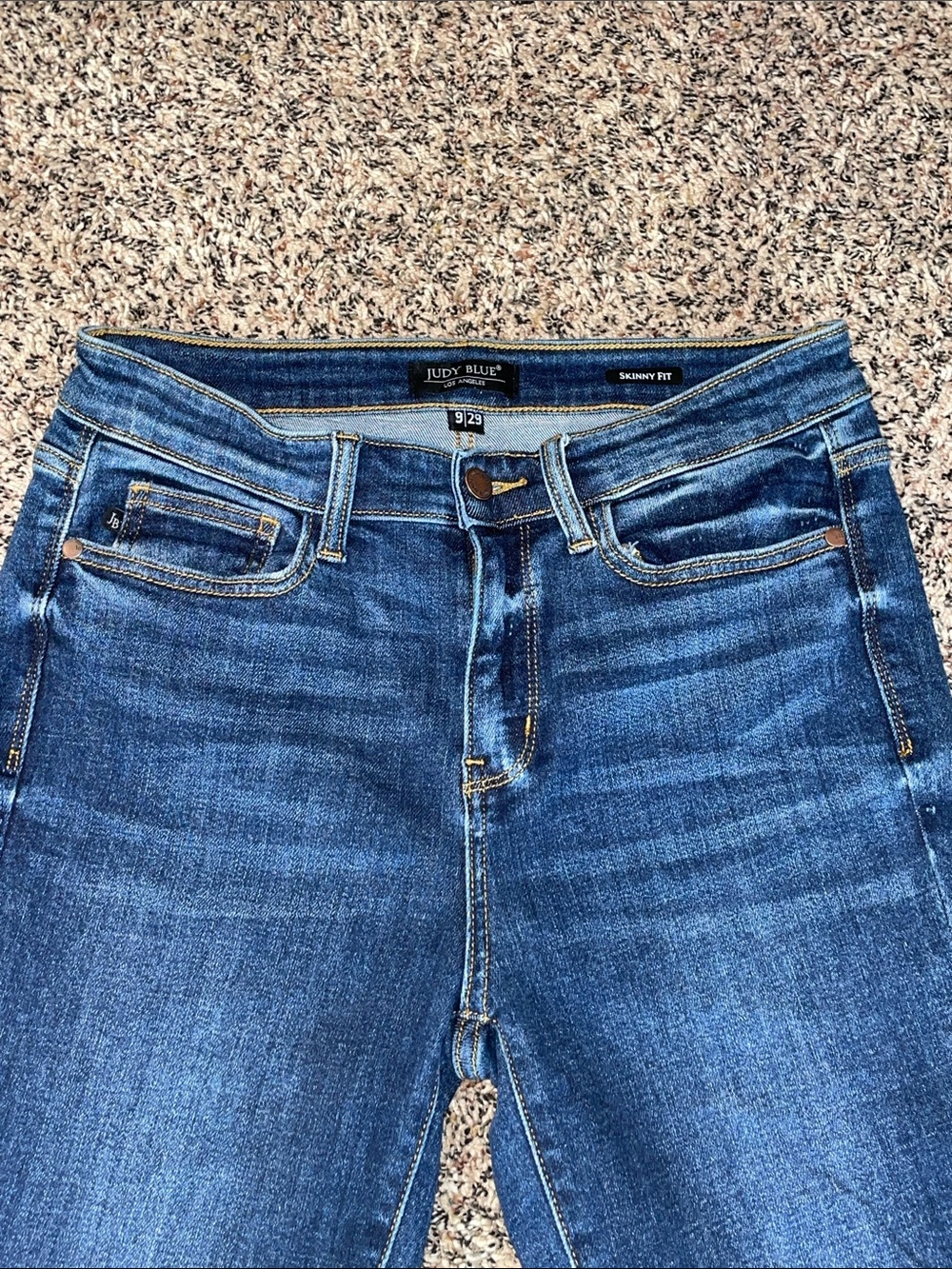 Judy Blue Sienna Skinny Jeans Deep Indigo Skinny Jeans Size 29 NWOT - Picture 6 of 12